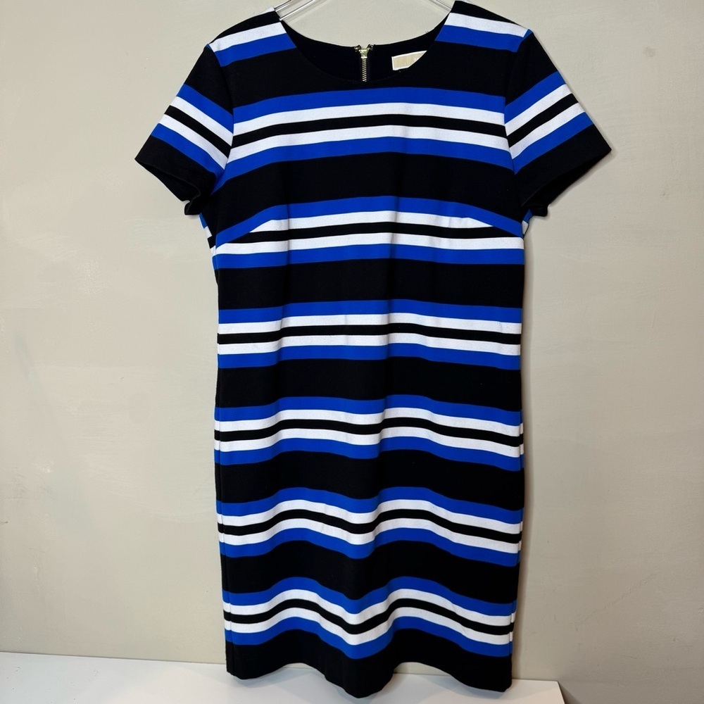 Michael kors Striped Blue and Black Dress size XL